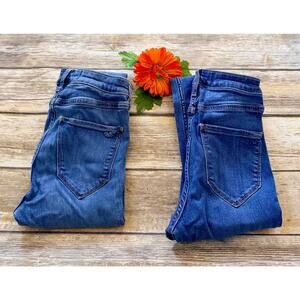 2 PAIR Hollister HIGH RISE JEAN LEGGING